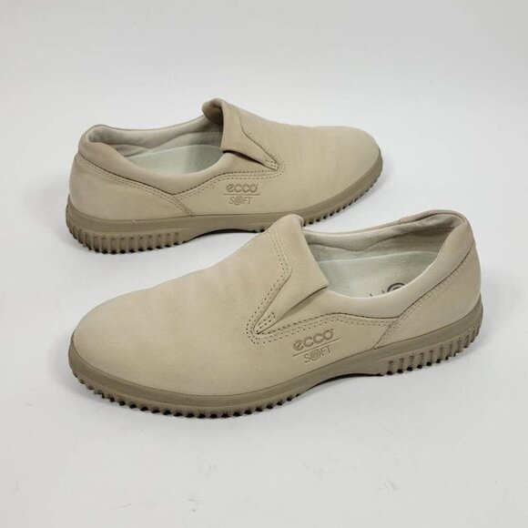 Ecco Soft Leather Slip-on Sneakers #164  Size EU 39 - Picture 1 of 9